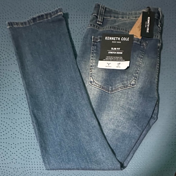 New Kenneth Cole men jeans size W32,L32, slim fit, 74% cotton - Picture 2 of 6